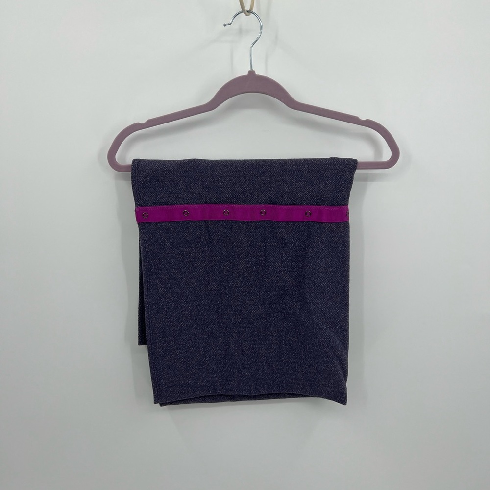 Lululemon Vinyasa herringbone grape scarf